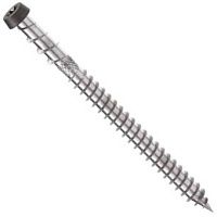 Саморез 5х60 для террасной доски с конической потайной головкой, шлиц TX20 Holz Technic KKT560A4N, нержавеющая сталь А4, черный