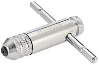 Вороток для метчиков с трещоткой M3-M10 (2,7-5,0 мм) 85 мм с уровнем H-Tools 00612120