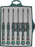 Набор отверток для точной механики 65 мм TORX Т5-Т10 Jonnesway D3765T06S, 6 предметов