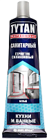 Изображение товара Герметик санитарный силиконовый 85 мл TYTAN Professional 22681, белый