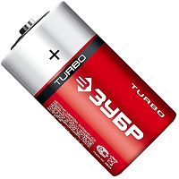Изображение товара Батарейка щелочная тип C 1,5 В 6000 мА·ч ЗУБР Turbo 59215-2C, 2 шт