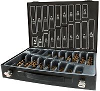 Набор сверл по металлу 1-10 мм 130° HSSE-Co5 Terrax by Ruko A215190, 70 шт