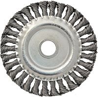 Щетка для УШМ жгутовая плоская 125 мм Schwert 5605017, сталь