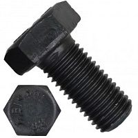 Болт с полной мелкой резьбой М24х2х240 DIN 961 (ISO 8676) класс прочности 8.8, сталь без покрытия