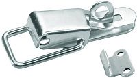 Изображение товара Замок-защелка лягушка с ушком L=80 B80-3, оцинкованная сталь