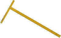 Дюймовый Т-образный угольник Swanson 48" TDT148, алюминий Дюймовый Т-образный угольник Swanson 48" TDT148, алюминий