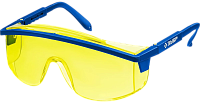 Очки защитные открытого типа, жёлтые Протон ЗУБР 110482