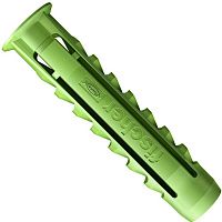 Дюбель SX Green 8x40 Fischer 532717 с кромкой, зелёный нейлон, 20 шт  в блистере Дюбель SX Green 8x40 Fischer 532717 с кромкой, зелёный нейлон, 20 шт  в блистере