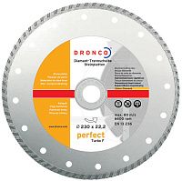 Диск алмазный универсальный 230х2,8х22,23 мм DRONCO Perfect Turbo F 4230460