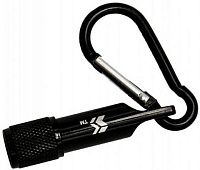 Карманный фонарик с карабином Swiss+Tech ST51015 (черный)