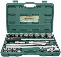 Изображение товара Набор торцевых головок 3/4 DR 21 шт Jonnesway S04H6121S S04H6321S
