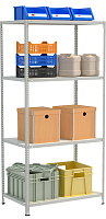 Стеллаж металлический до 100 кг, 4 полки Металл-завод СТФЛ 1064-2,0 2000х1000х600 мм Стеллаж металлический до 100 кг, 4 полки Металл-завод СТФЛ 1064-2,0 2000х1000х600 мм