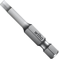 Бита под внутренний шестигранник HEX удлиненная 70 мм, E1/4" Wiha Professional серии 7043Z, сталь Cr-V