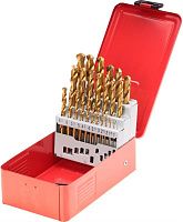 Изображение товара Набор сверл по металлу 1-13 мм 25 шт Ruko HSS-G TiN DIN 338