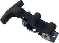 Защелка капота резиновая L= 87 B237C-3 с креплением из нержавеющей стали А2