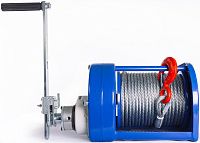 Лебедка ручная барабанная 2 т ЛТ-2 JHW, трос 40 м