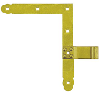 Петля-уголок декоративная для ставен Domax ZN250/13 (8271)