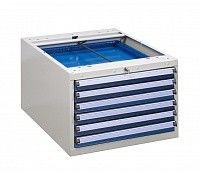 Тумба с выдвижными ящиками высота 370 мм, открывание 100% серия 55/37, Treston 61107007