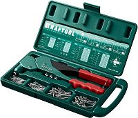 Заклепочник RX-7 головка 360° для вытяжных заклёпок с оснасткой 2,4 - 4,8 мм Kraftool 31176-H6_z01, в кейсе