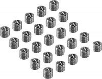 Набор вставок резьбовых M6х1,0 Thorvik WTRI610, 25 шт