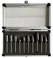 Изображение товара Набор твердосплавных борфрез №704 ПрофОснастка 170101004, 10 предметов