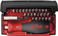 Набор бит TS, TW, Hex-Pin, TX-Pin, Spanner типа Standard длиной 25 мм, C1/4" Wiha Collector 09393, 27 предметов