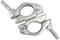 Хомут поворотный для строительных лесов 48х48 мм, оцинкованная сталь