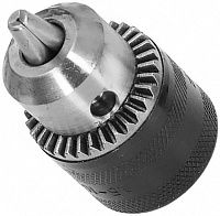 Патрон сверлильный с ключом UNF, посадка 1/2"- 20, 3/8"- 24 Волжский инструмент, резьбовой хвостовик