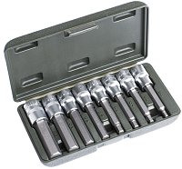 Набор головок 1/2" со вставкой-шестигранником Дело Техники 8 предметов (кейс) (625198)