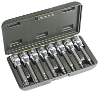 Набор головок TORX со вставкой 1/2" Дело Техники 8 предметов (кейс) (624298)