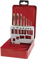 Изображение товара Набор метчиков M3-M12 HSSE-TiN H-Tools 7 шт для внутренней метрической резьбы