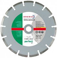 Диск алмазный универсальный 230х2,4х22,23 мм DRONCO Perfect ST 4230810