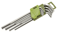 Набор шестигранных дюймовых имбусовых ключей 1/16"-3/8"  Дело Техники (холдер) 561590