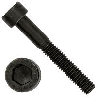Винт с внутренним шестигранником М18х100 DIN 912, класс прочности 10.9, сталь без покрытия