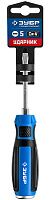 Отвёртка шлицевая ударная SL5х75 мм ЗУБР Профессионал 25271-5