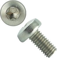 Винт полусфера М1,6х8 TX5 DIN 7985, нержавеющая сталь А4