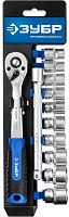 Набор торцовых головок 3/8" ЗУБР ТС-12Б 27646-H12_z01, 12 шт