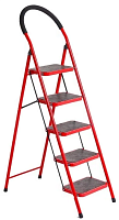 Стремянка 5 ступеней Comfort, сталь