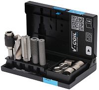 Набор для восстановления резьбы М12х1,75 мм V-Coil Rapid Volkel 04321, 11 предметов