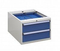 Тумба с выдвижными ящиками высота 370 мм, открывание 85% серия 55/37, Treston 61107003