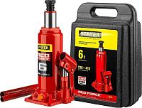 Домкрат гидравлический бутылочный 6 т 216-413 мм Stayer Red Force 43160-6-K_z01, в кейсе
