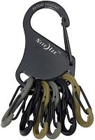 Набор пластиковых карабинов Nite Ize KeyRack, 6 шт (цветные/милитари)