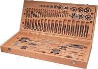 Изображение товара Набор метчиков и плашек M5-30 HSS-G Volkel 48007, метрическая резьба, 62 предмета