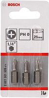 Набор крестовых бит PH0 длина 25 мм Bosch 2607001506 