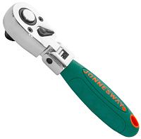 Рукоятка трещоточная укороченная с шарниром 1/4"DR на 36 зубцов Jonnesway R4202
