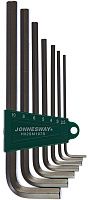 Комплект шестигранных, удлинённых ключей (2,5-10 мм) Jonnesway H02SM107S LONG, 7 штук