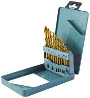 Набор сверл по металлу 1,5-6,5 мм FTools Н1308 титан-нитрид, 13 штук