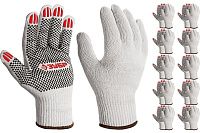 Перчатки L (9) с ПВХ покрытием (точка) Оптима ЗУБР 11440-L10, 10 пар