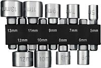 Набор бит с торцевыми головками SW 40 мм Stayer Master Professional 26089-H9, сталь Cr-V, 9 предметов в держателе