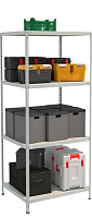 Стеллаж металлический до 125 кг, 4 полки Металл-завод СТФ 1084-2,5 2500х1000х800 мм
